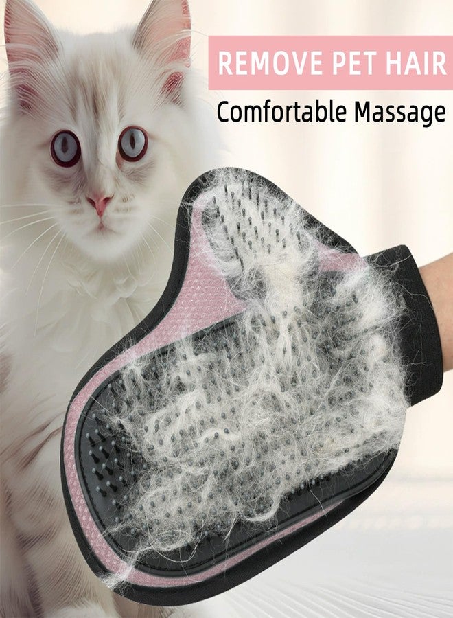  الرسم البياني قفاز تدليك للعناية بالحيوانات الأليفة للقطط والكلاب، أداة تدليك لإزالة الفراء المتساقط، قفازات كبيرة للعناية بالحيوانات الأليفة ذات الشعر الطويل أو الكثيف من الكلاب والقطط. - Image 3